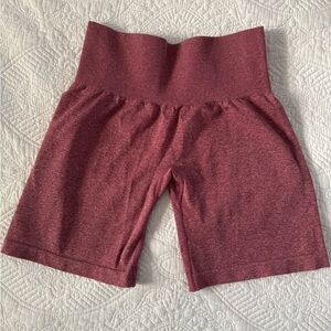 NVGTN Maroon Seamless Shorts
